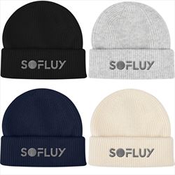 AH15061 Luxe Plush Recycled Beanie With Custom Imprint
